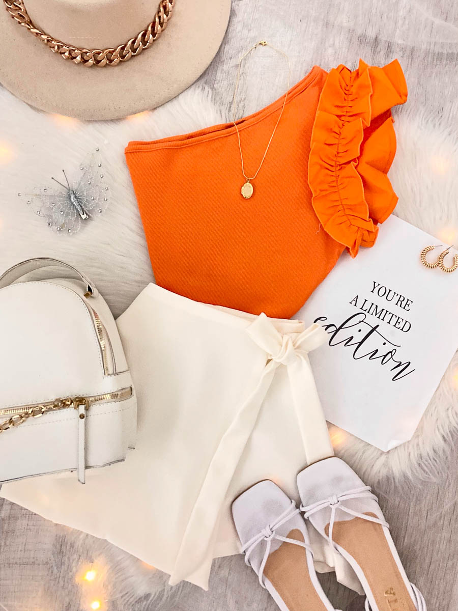Blusa Angela Naranja