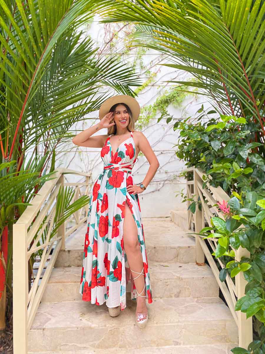 Vestido Lincy Rosas
