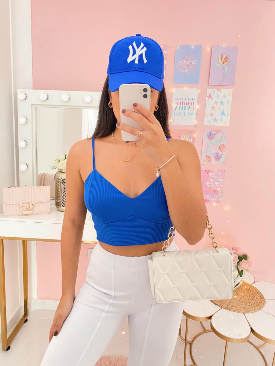 Blusa Amparo Azul Rey