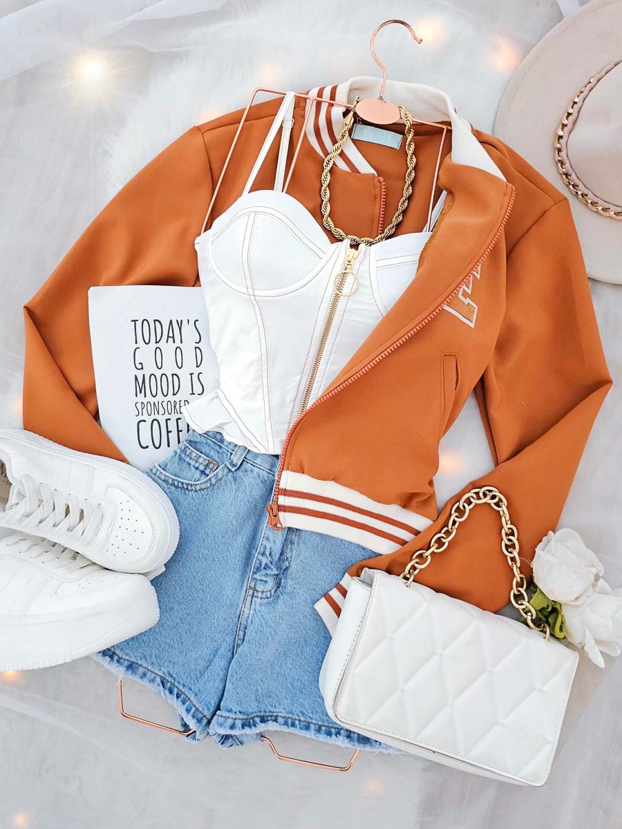 Chaqueta Paris Terracota