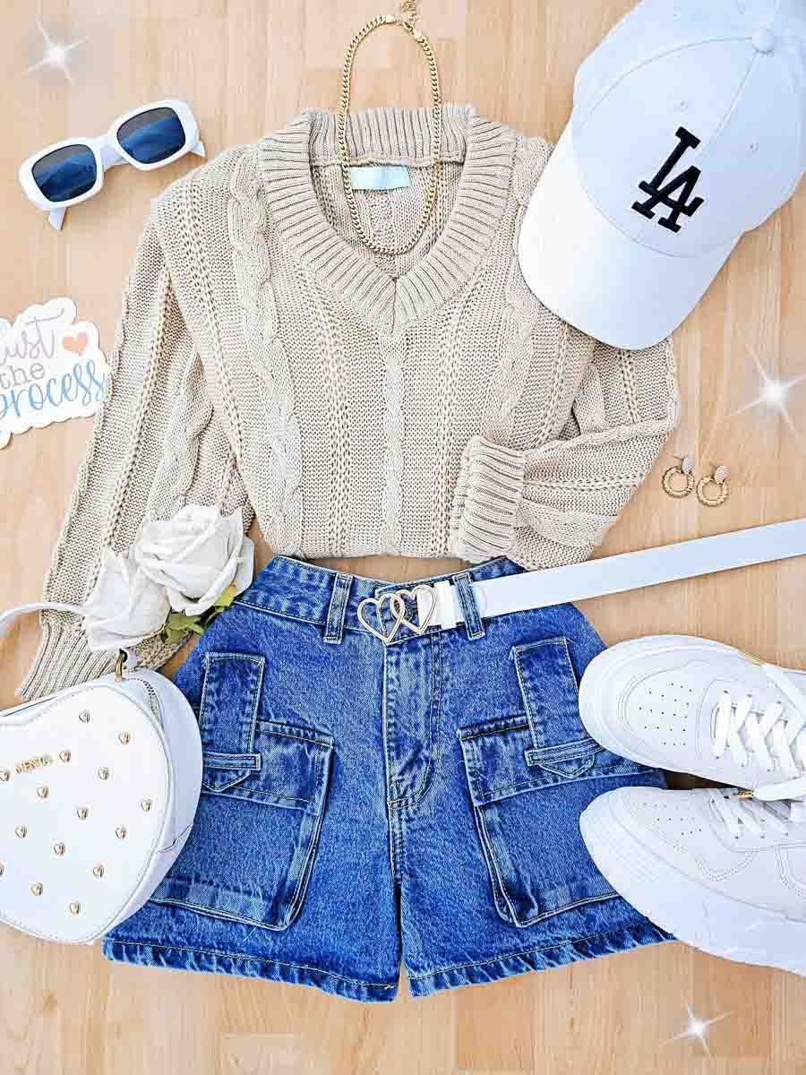 Short  Jean Camila Oscura