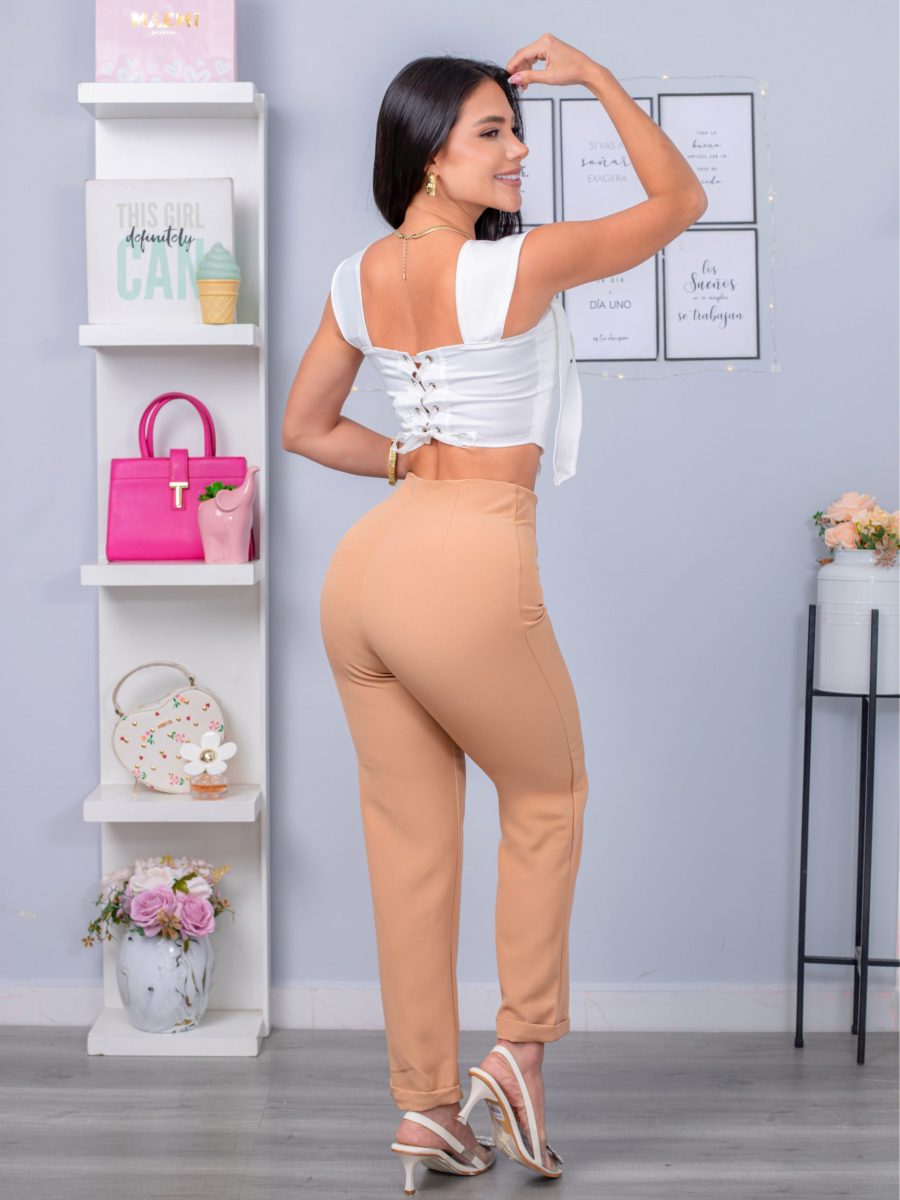 Pantalón Venecia Camel - Imagen 2