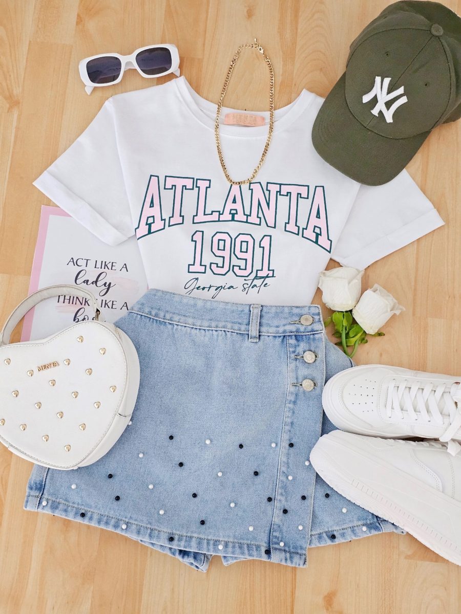 Camiseta Atlanta Blanca