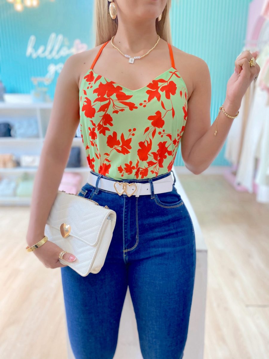 Blusa Keisly Naranja