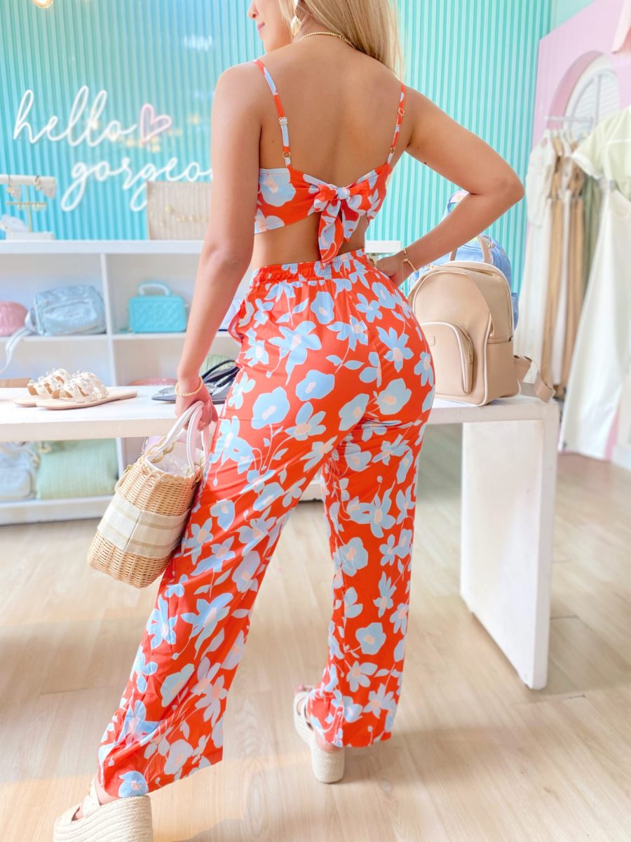 Set Eliana Estampado Otoño Verde - Imagen 2
