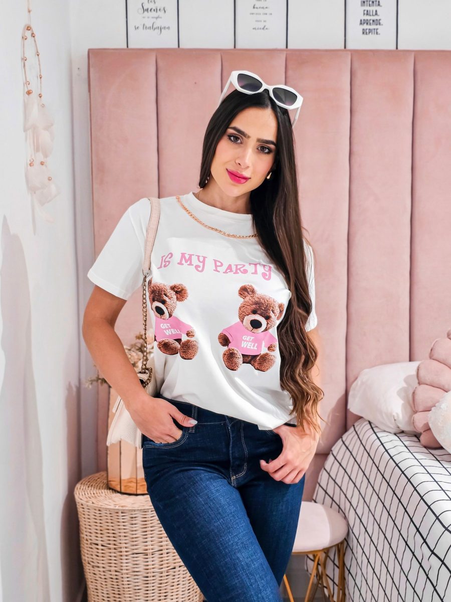 Camiseta Kayla Ositos Marfil (Todos Los Colores) - Imagen 9