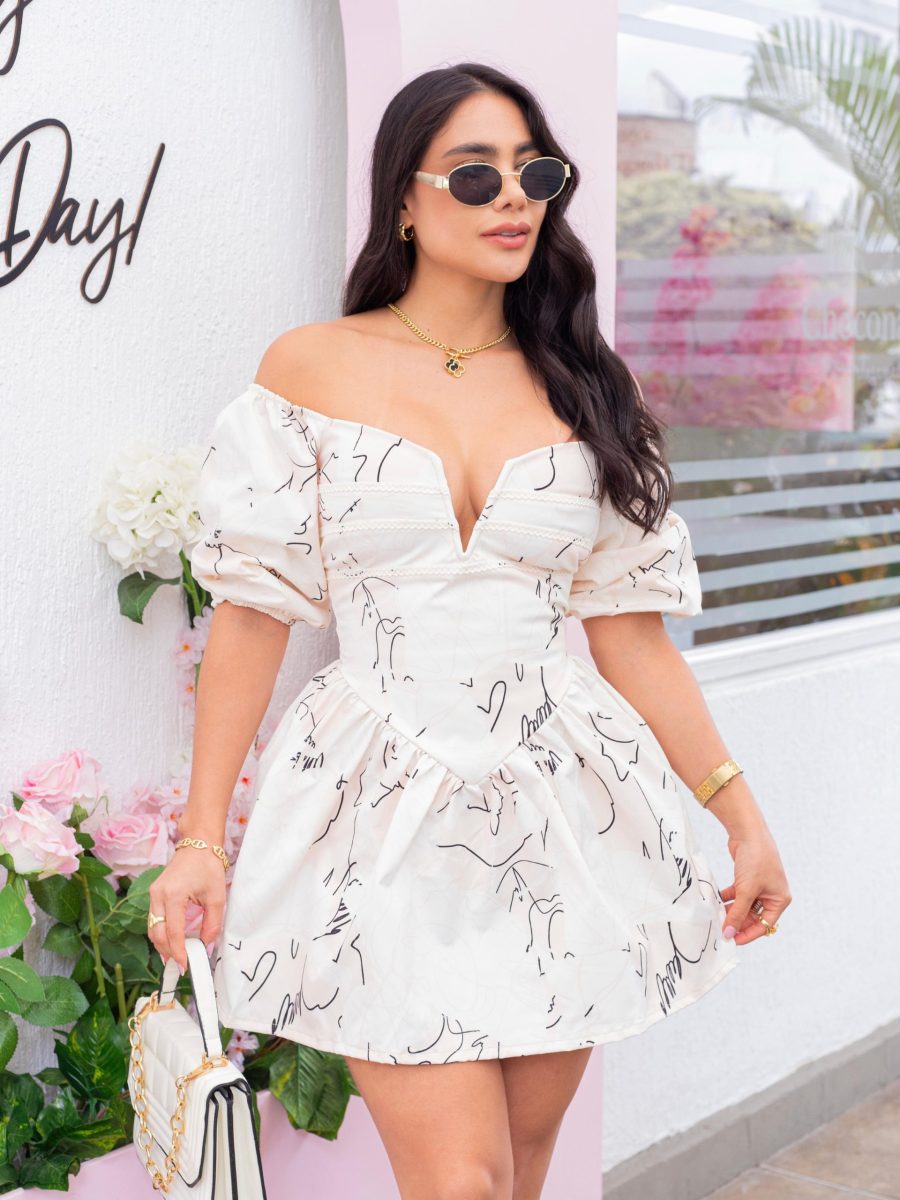 Vestido Corto Margarita Est (Todos Los Colores) - Imagen 3