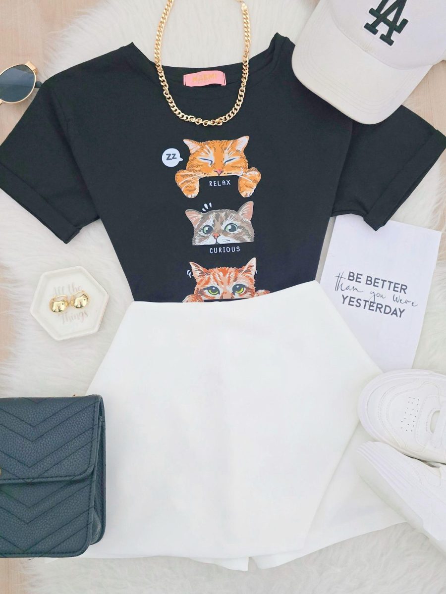 Camiseta Three Cats (Todos los Colores) - Imagen 3