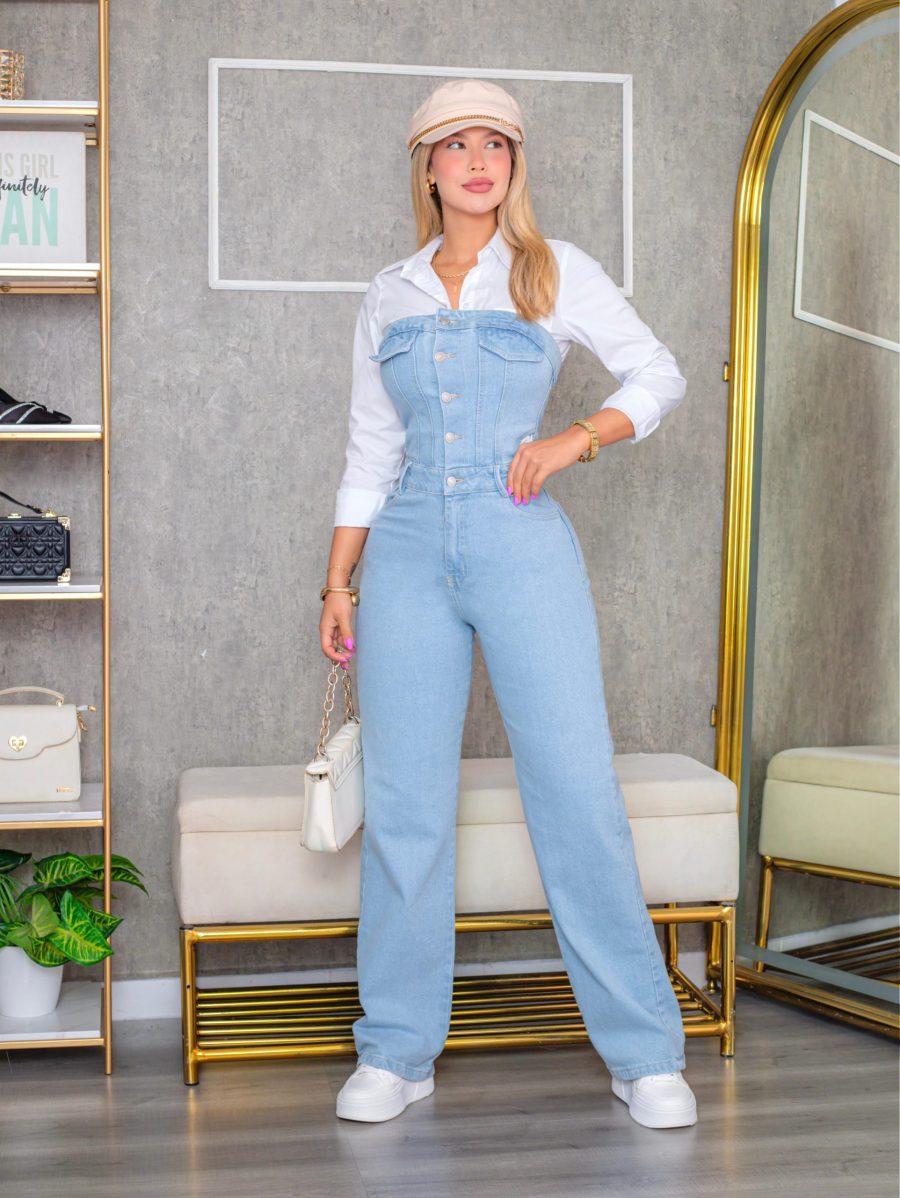 Enterizo Denim Eliana (Todos Los Colores) - Imagen 10