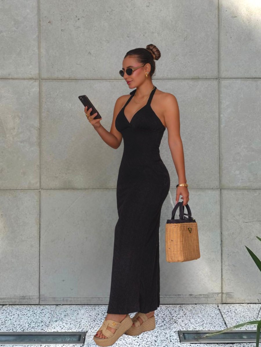 Vestido Ximena Negro - Imagen 2