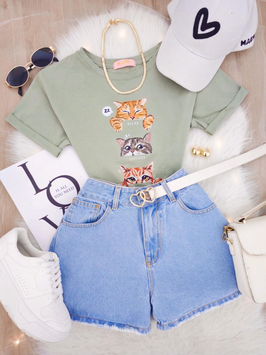 Camiseta Three Cats (Todos los Colores) - Imagen 4