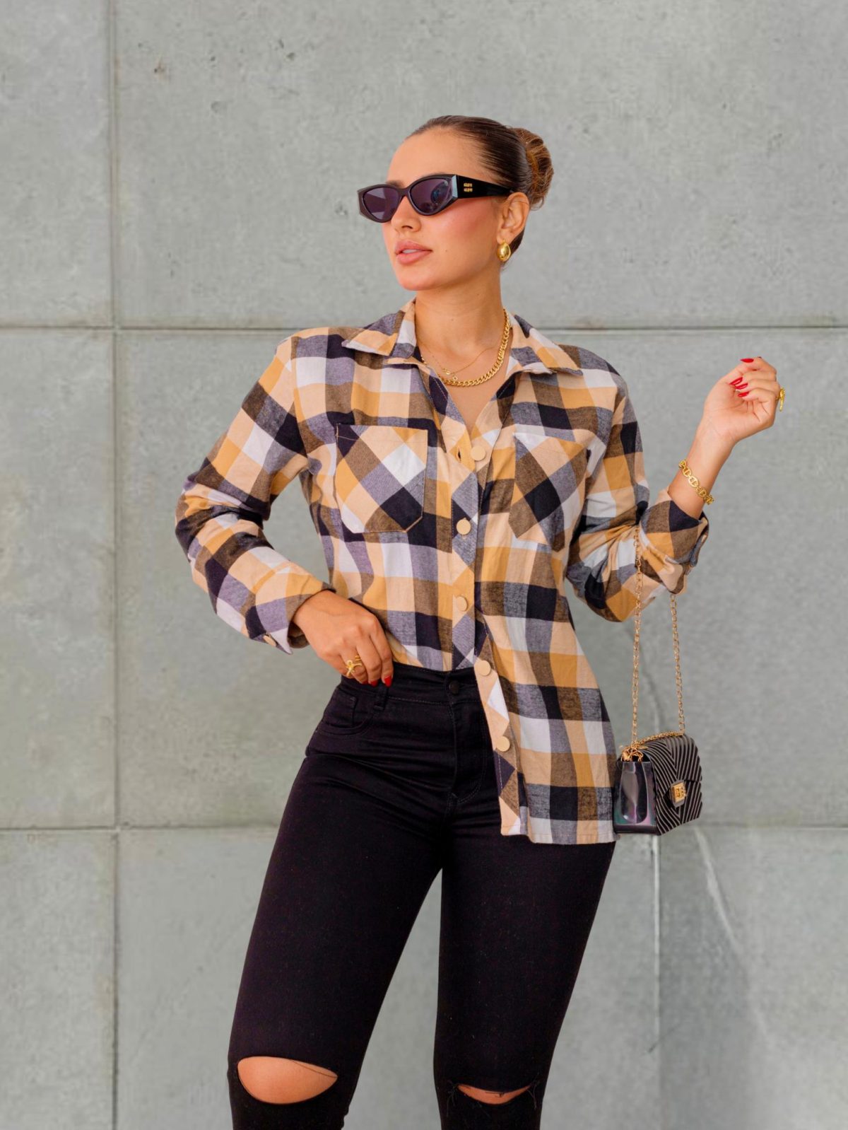 Camisera Emilia Camel