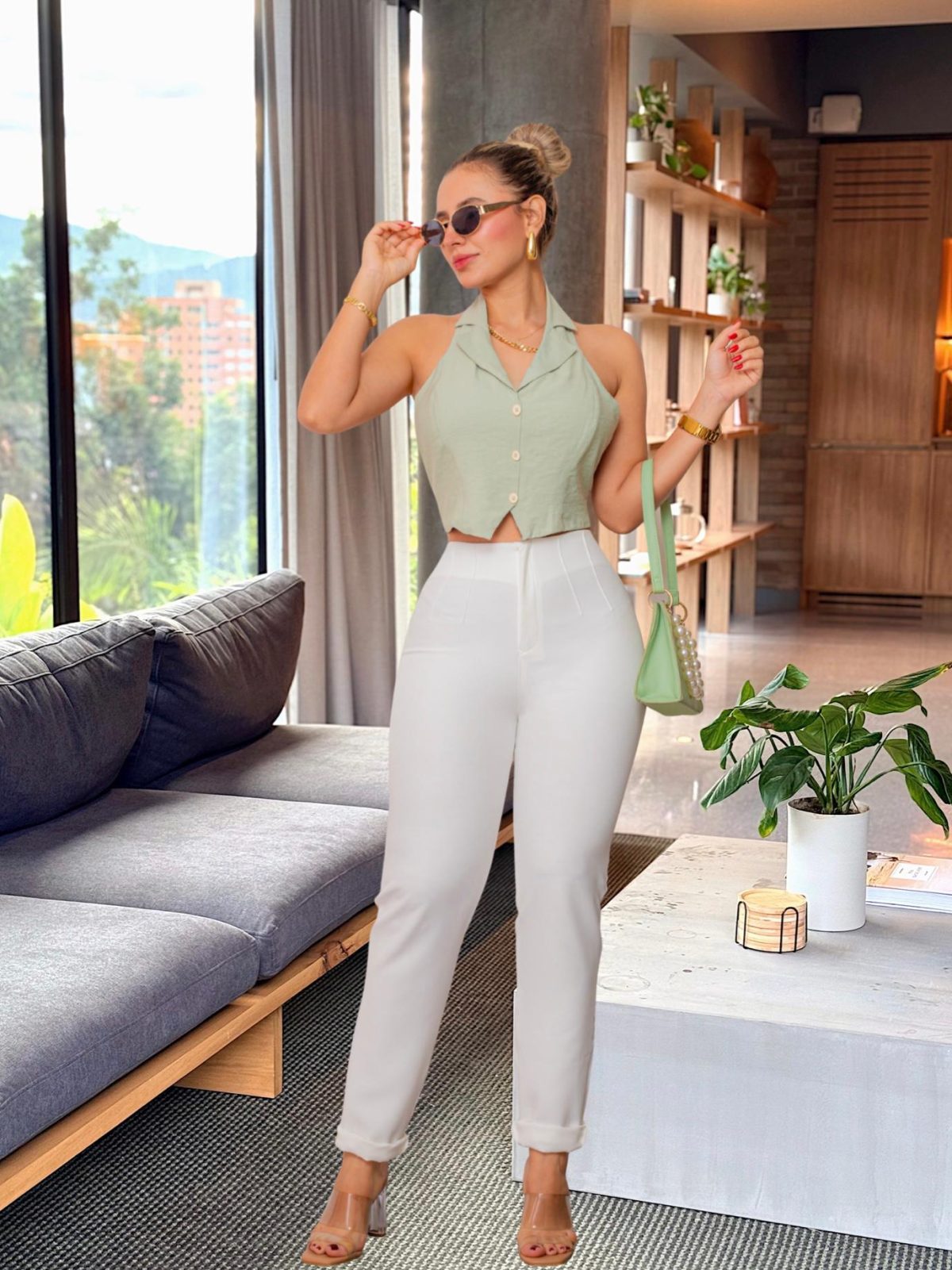 Pantalón Venecia Blanco