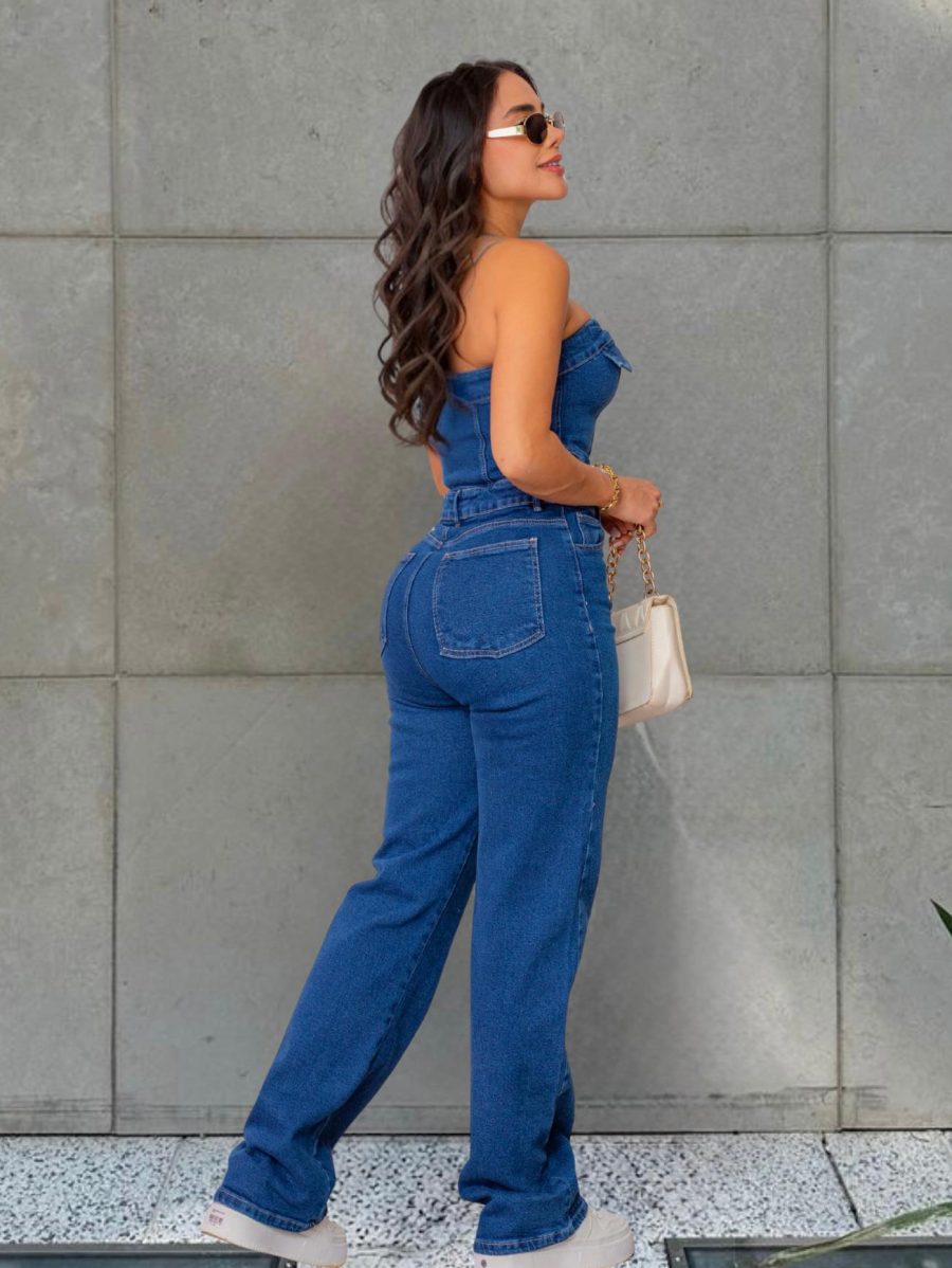Enterizo Denim Eliana (Todos Los Colores) - Imagen 4