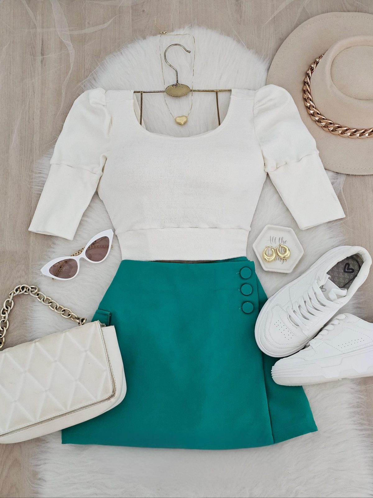 Blusa Miel Blanca