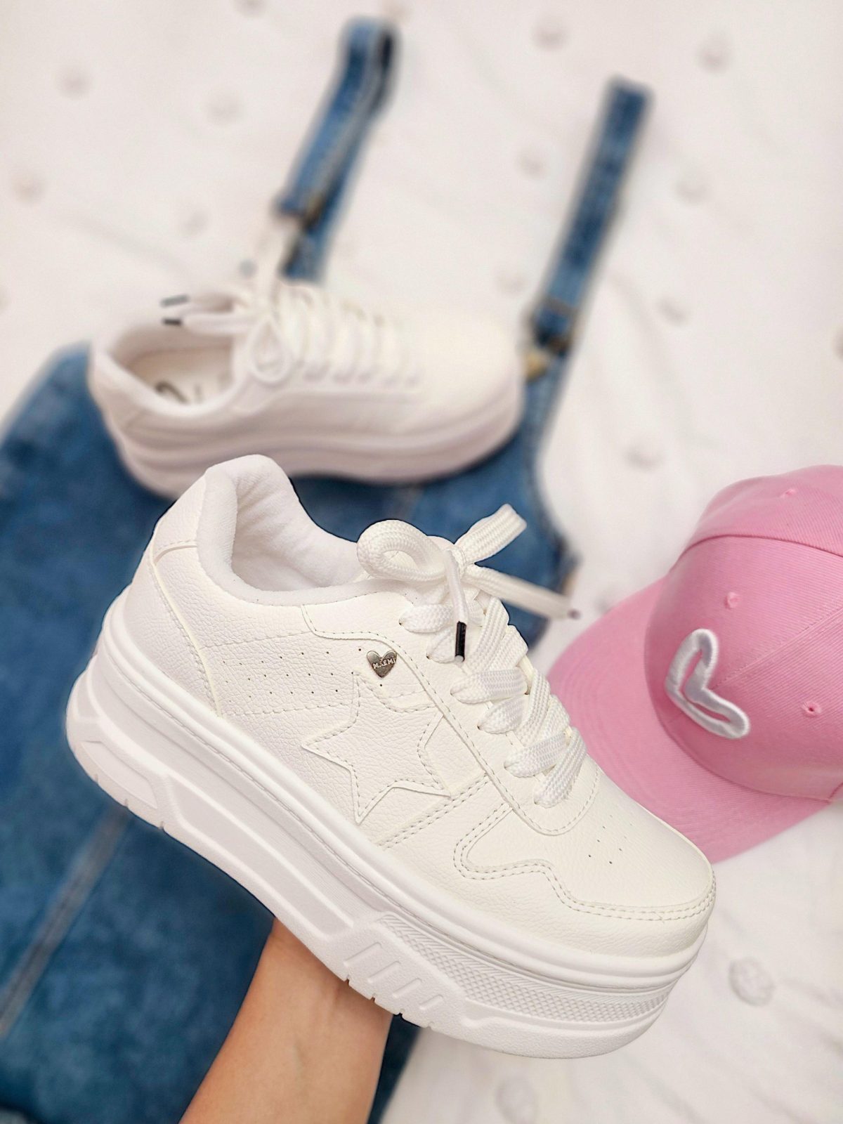 Tennis Emily Estrellas Blanco
