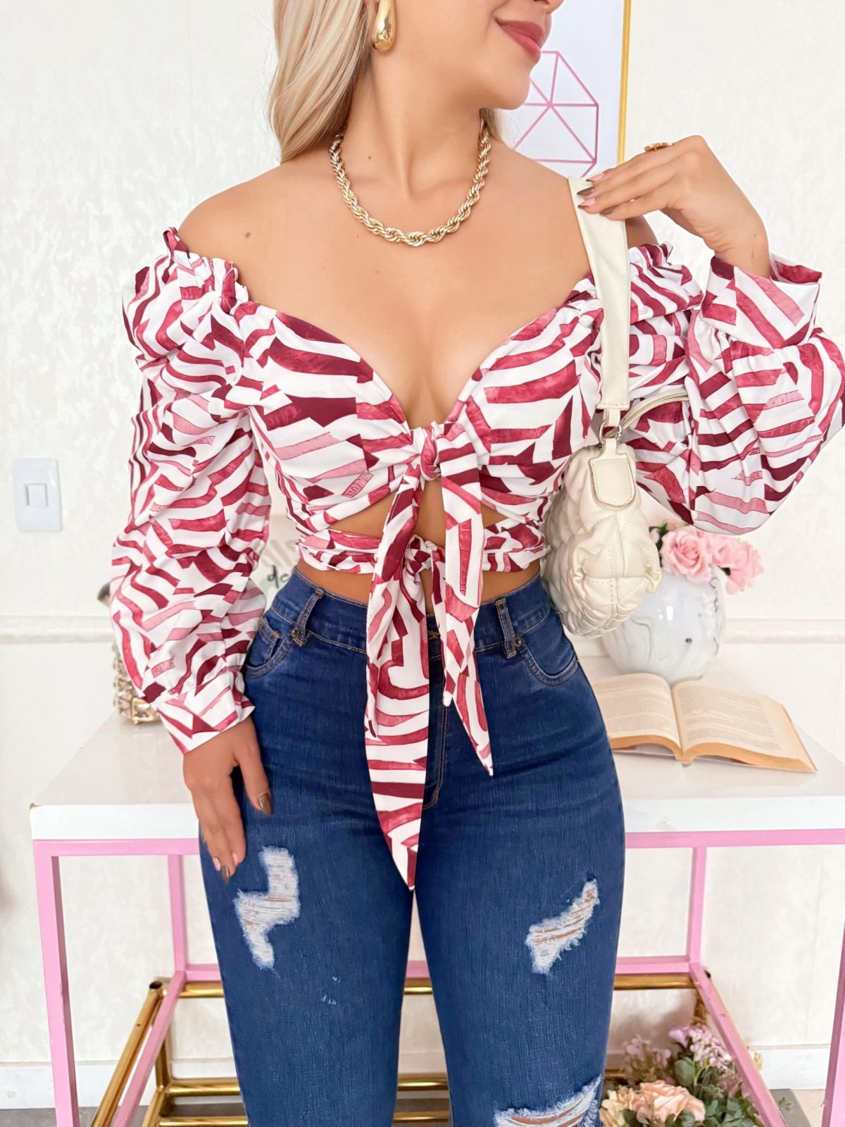 Blusa Aura Figuras