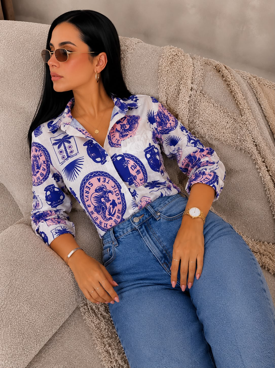 Camisera Aitani Est Sol y Luna (Todos Los Colores)