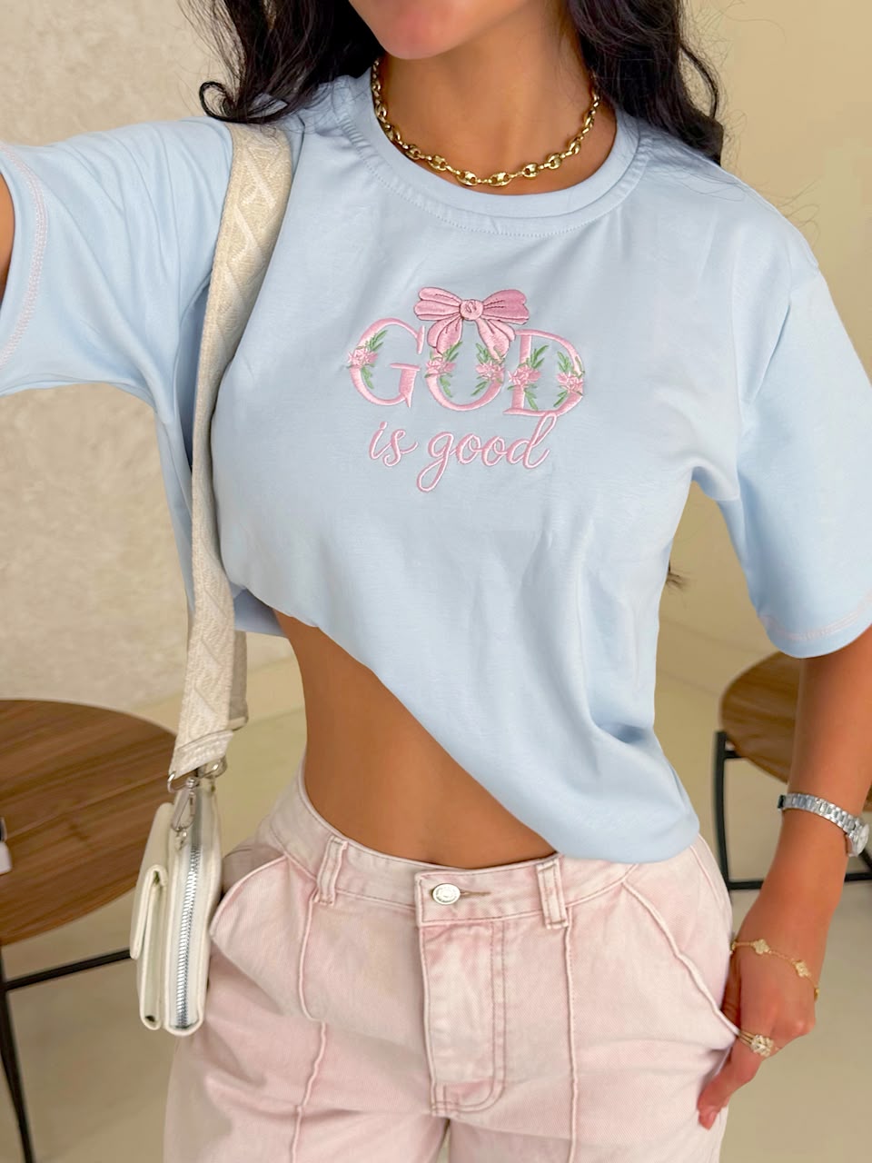 Camiseta Oversized God is Good (Todos los Colores)